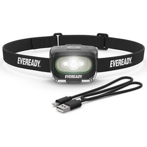 Eveready Headlamp Waterproof LED Light Rechargeable Camping Hiking Emergency